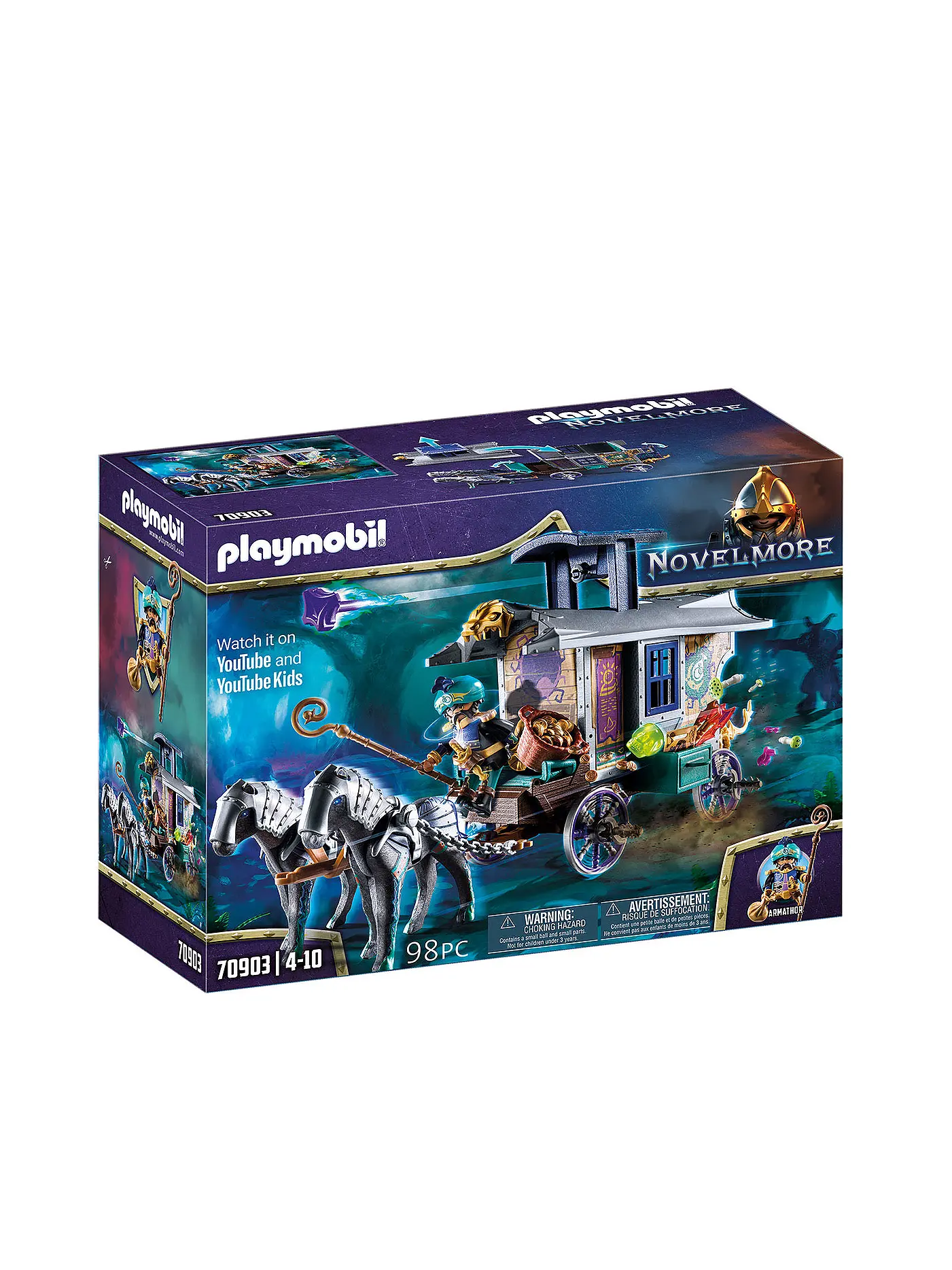 PLAYMOBIL | Novelmore - Violet Vale - Händlerkutsche 70903 | 